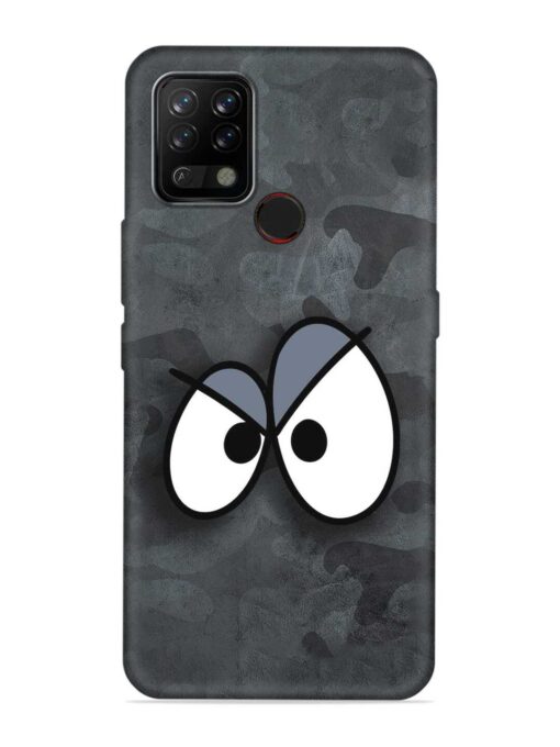 Big Eyes Night Mode Embossed Soft Silicone Case for Tecno Pova Zapvi