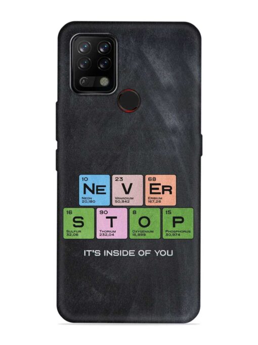 Never Stop It'S Inside Of You Embossed Soft Silicone Case for Tecno Pova Zapvi