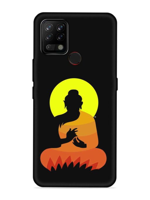 Buddha Art Black Embossed Soft Silicone Case for Tecno Pova Zapvi