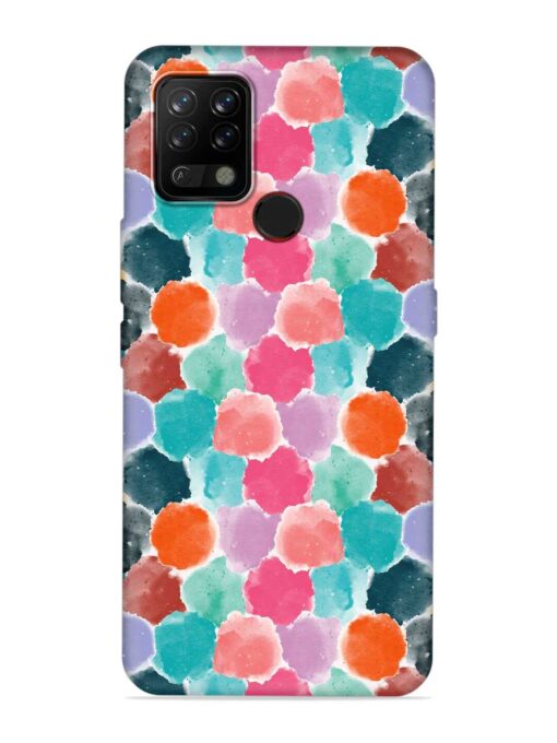 Colorful Seamless Pattern Embossed Soft Silicone Case for Tecno Pova Zapvi