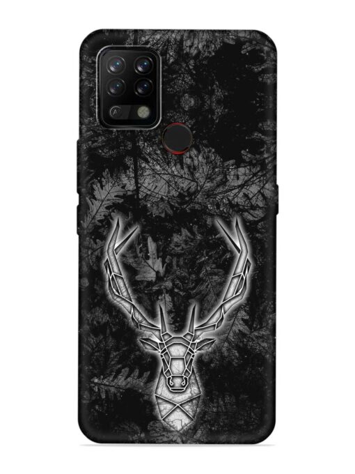 Ancient Deer Embossed Soft Silicone Case for Tecno Pova Zapvi