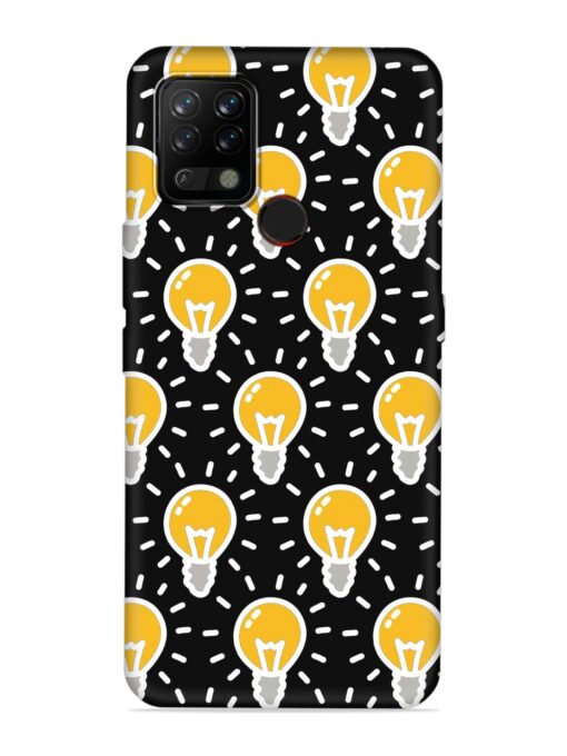 Light Bulb Seamless Embossed Soft Silicone Case for Tecno Pova Zapvi