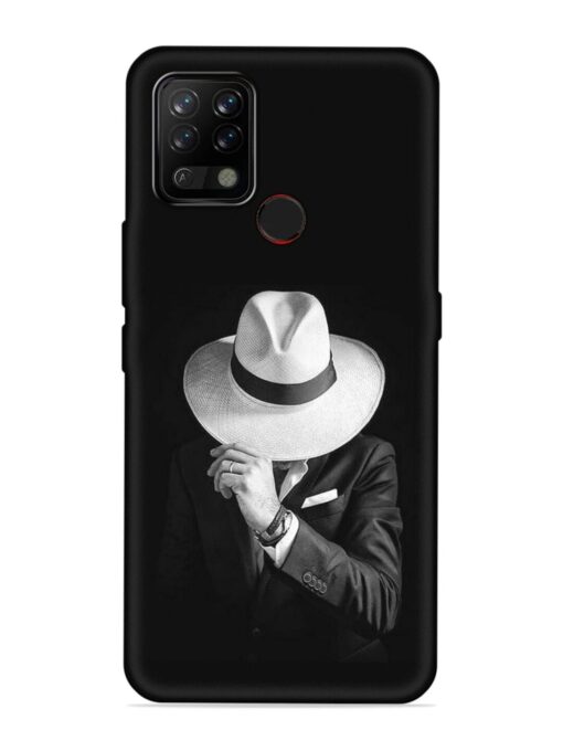 Men Under Hat Embossed Soft Silicone Case for Tecno Pova Zapvi