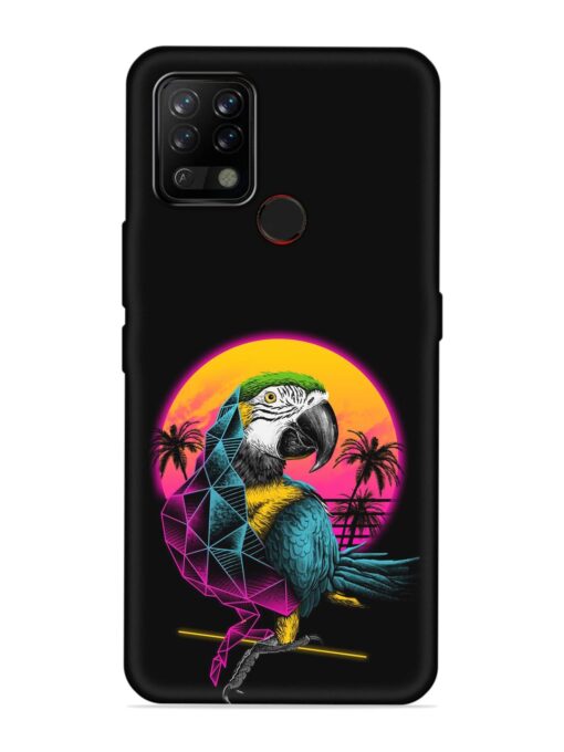 Rad Parrot Embossed Soft Silicone Case for Tecno Pova Zapvi