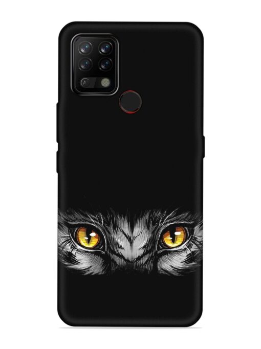 Scary Eye Embossed Soft Silicone Case for Tecno Pova Zapvi