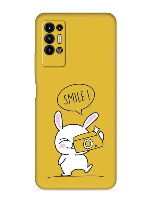 Hey Smile Please Embossed Soft Silicone Case for Tecno Pova 2 Zapvi