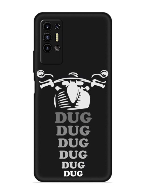 Dug Dug Dug Embossed Soft Silicone Case for Tecno Pova 2 Zapvi