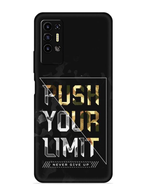 Push Your Limits Embossed Soft Silicone Case for Tecno Pova 2 Zapvi