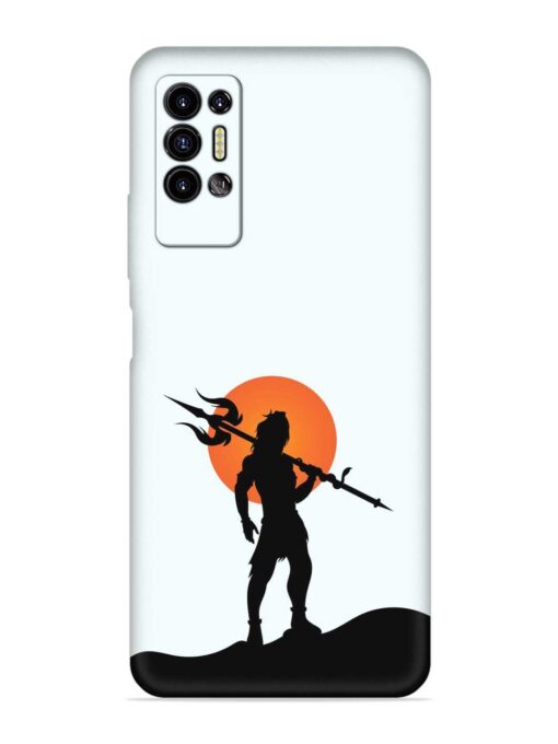 Lord Mahadev Trendy Embossed Soft Silicone Case for Tecno Pova 2 Zapvi