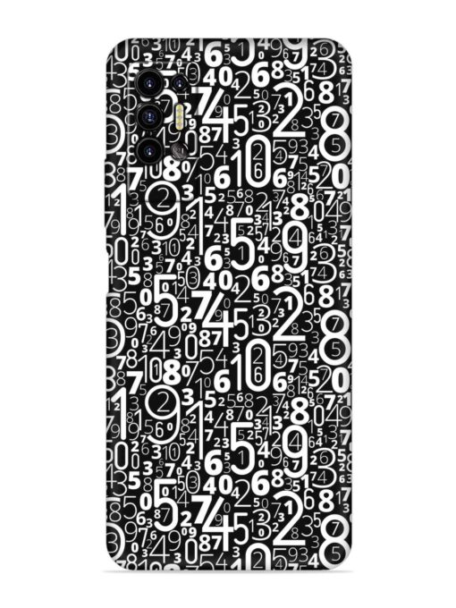 Many Numbers Different Embossed Soft Silicone Case for Tecno Pova 2 Zapvi