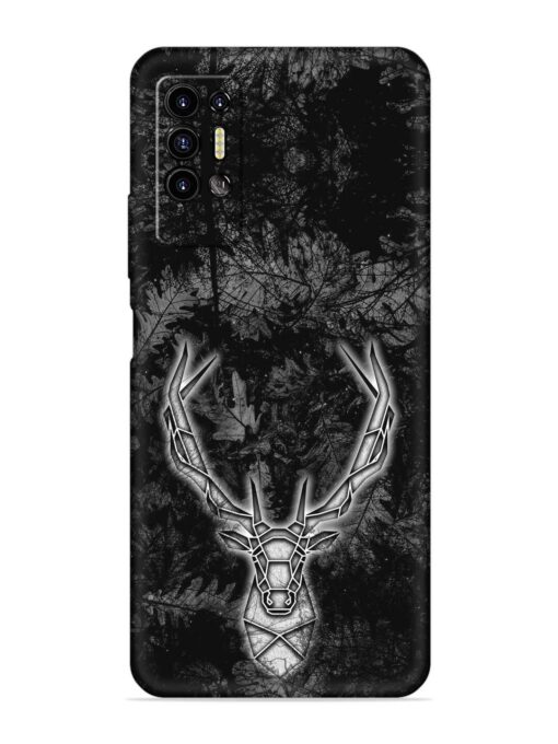 Ancient Deer Embossed Soft Silicone Case for Tecno Pova 2