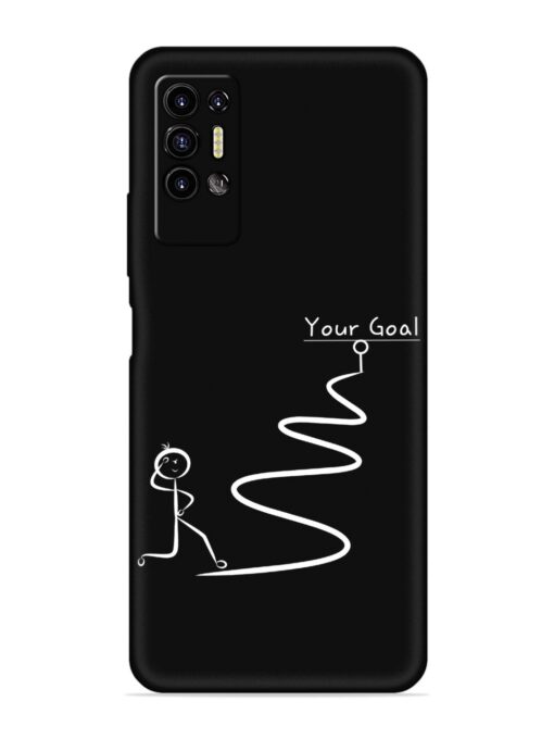 Your Goal Embossed Soft Silicone Case for Tecno Pova 2