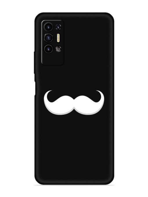 Mustache Vector Embossed Soft Silicone Case for Tecno Pova 2 Zapvi