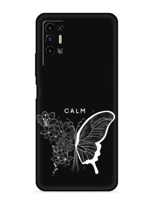 Calm Embossed Soft Silicone Case for Tecno Pova 2 Zapvi