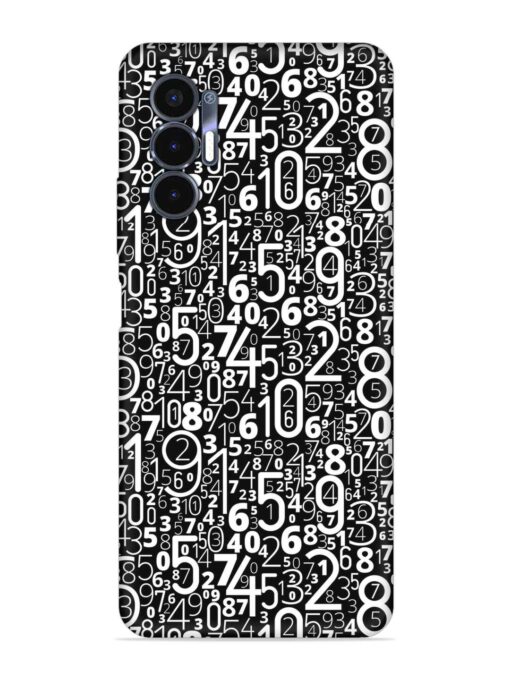 Many Numbers Different Embossed Soft Silicone Case for Tecno Pova 3 Zapvi