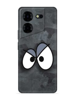 Big Eyes Night Mode Embossed Soft Silicone Case for Tecno Pova 5 Pro (5G)