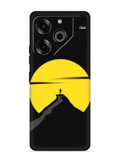 Black Ultra Vector Embossed Soft Silicone Case for Tecno Pova 6 Pro (5G)