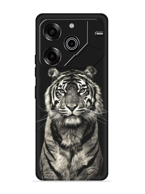 Tiger Art Embossed Soft Silicone Case for Tecno Pova 6 Pro (5G) Zapvi