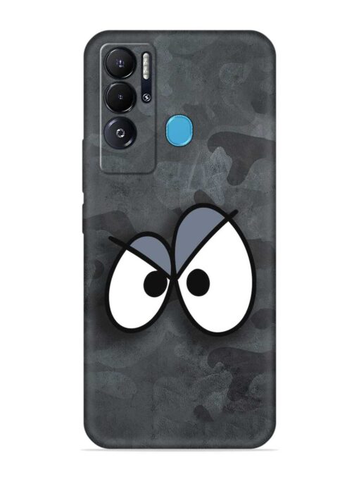 Big Eyes Night Mode Embossed Soft Silicone Case for Tecno Pova Neo Zapvi