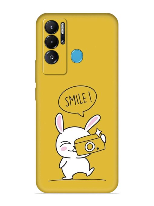 Hey Smile Please Embossed Soft Silicone Case for Tecno Pova Neo Zapvi