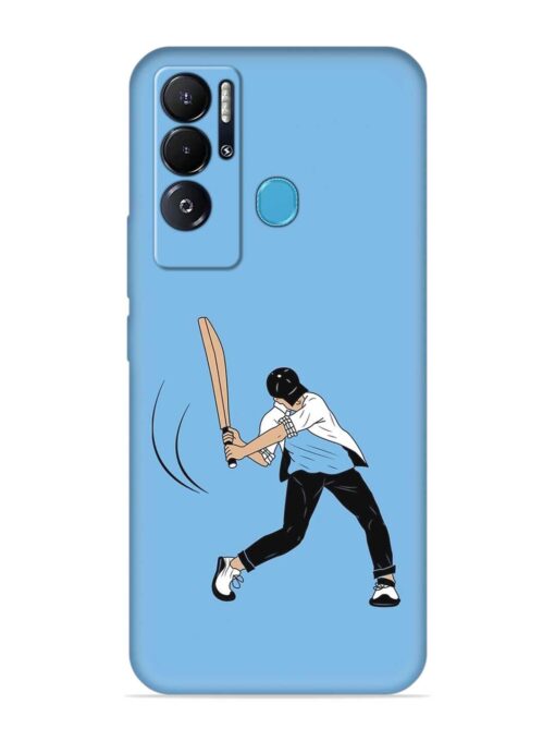 Cricket Gully Boy Embossed Soft Silicone Case for Tecno Pova Neo Zapvi