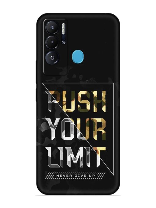 Push Your Limits Embossed Soft Silicone Case for Tecno Pova Neo Zapvi