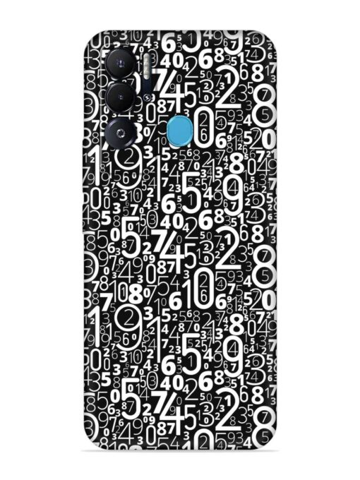 Many Numbers Different Embossed Soft Silicone Case for Tecno Pova Neo Zapvi