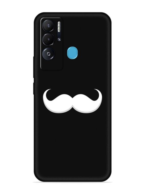 Mustache Vector Embossed Soft Silicone Case for Tecno Pova Neo Zapvi