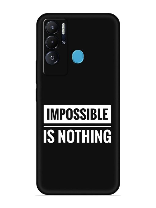 Impossible Is Nothing Embossed Soft Silicone Case for Tecno Pova Neo