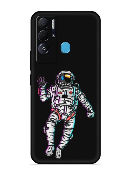 Spaceman Embossed Soft Silicone Case for Tecno Pova Neo Zapvi