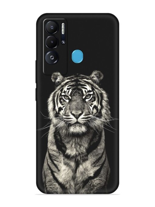 Tiger Art Embossed Soft Silicone Case for Tecno Pova Neo Zapvi