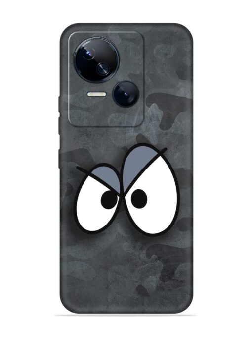 Big Eyes Night Mode Embossed Soft Silicone Case for Tecno Spark 10 (5G)