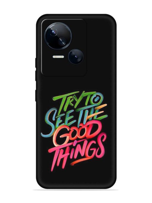 Try To See The Good Things Embossed Soft Silicone Case for Tecno Spark 10 (5G) Zapvi