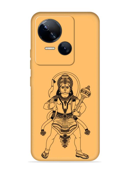 Indian God Hanuman Embossed Soft Silicone Case for Tecno Spark 10 (5G)