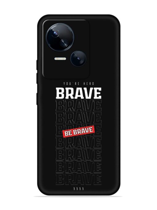 Be Brave Embossed Soft Silicone Case for Tecno Spark 10 (5G)