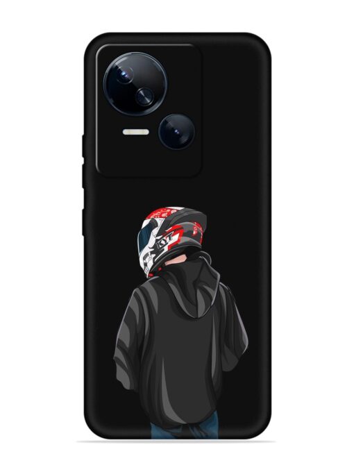 Motorcycle Rider Embossed Soft Silicone Case for Tecno Spark 10 (5G) Zapvi