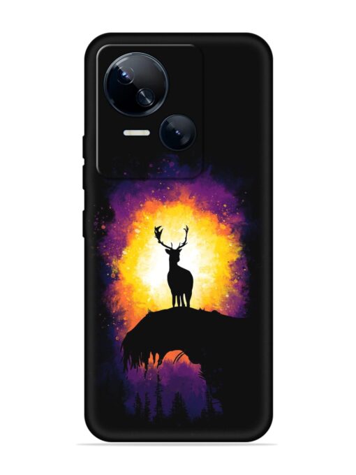 Elk Animal Art Embossed Soft Silicone Case for Tecno Spark 10 (5G) Zapvi