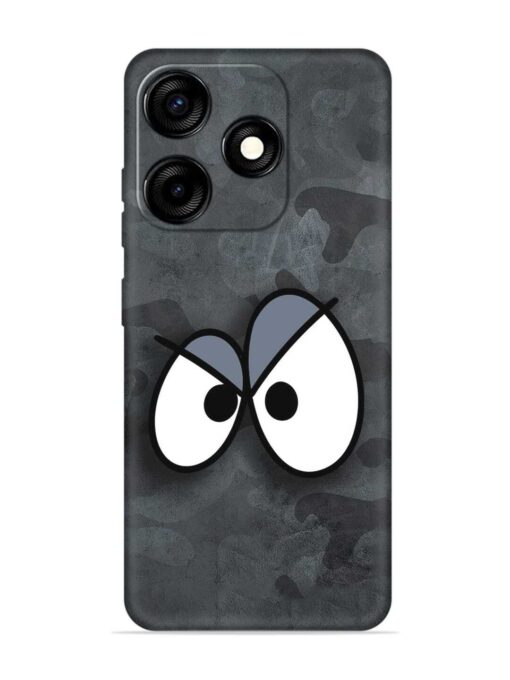 Big Eyes Night Mode Embossed Soft Silicone Case for Tecno Spark 10C Zapvi