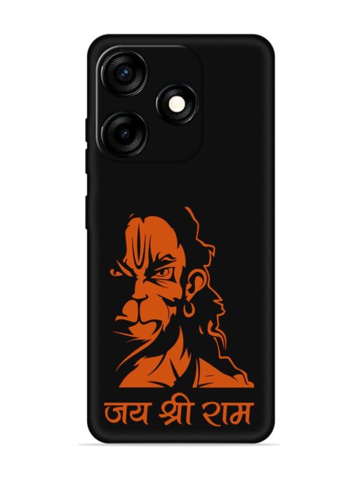 Angry Hanuman Embossed Soft Silicone Case for Tecno Spark 10C Zapvi