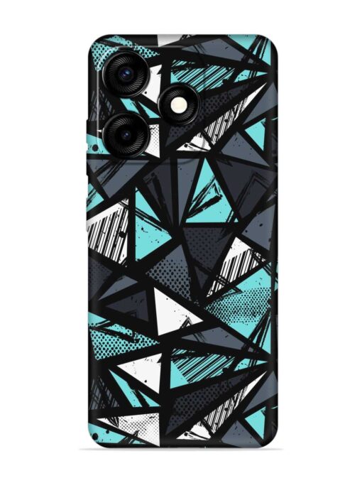 Abstract Seamless Embossed Soft Silicone Case for Tecno Spark 10C Zapvi