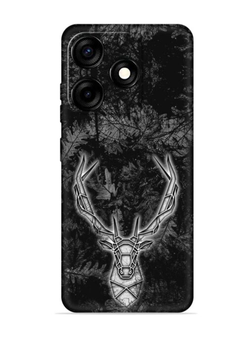 Ancient Deer Embossed Soft Silicone Case for Tecno Spark 10C Zapvi