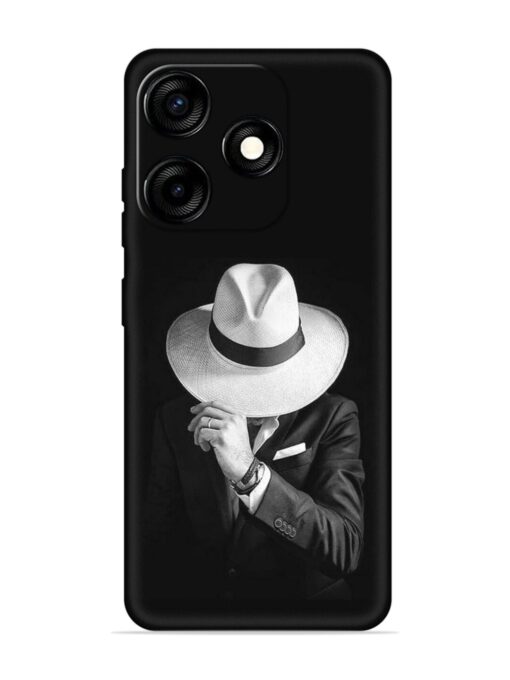 Men Under Hat Embossed Soft Silicone Case for Tecno Spark 10C Zapvi