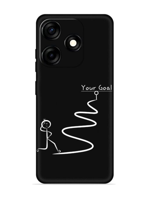 Your Goal Embossed Soft Silicone Case for Tecno Spark 10C