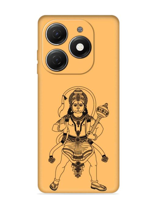 Indian God Hanuman Embossed Soft Silicone Case for Tecno Spark 20