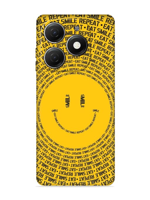 Smiley Embossed Soft Silicone Case for Tecno Spark 20