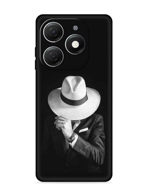 Men Under Hat Embossed Soft Silicone Case for Tecno Spark 20