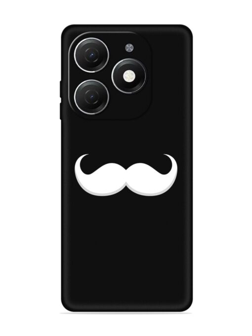 Mustache Vector Embossed Soft Silicone Case for Tecno Spark 20