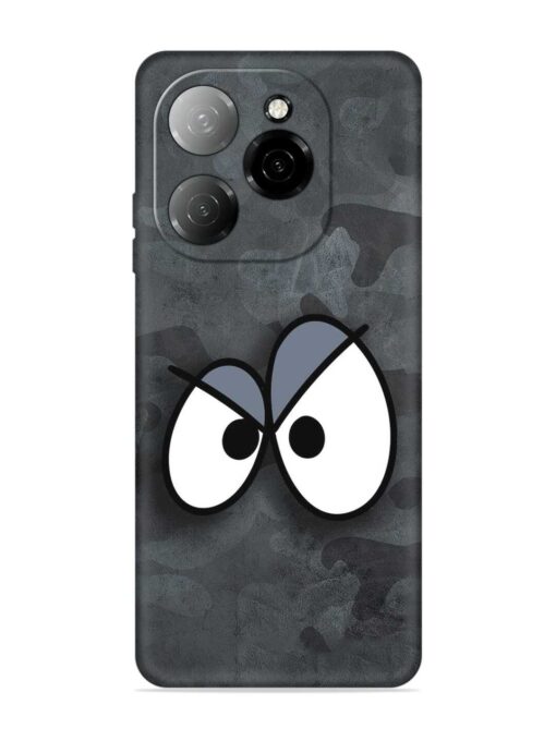 Big Eyes Night Mode Embossed Soft Silicone Case for Tecno Spark 20 Pro (5G) Zapvi