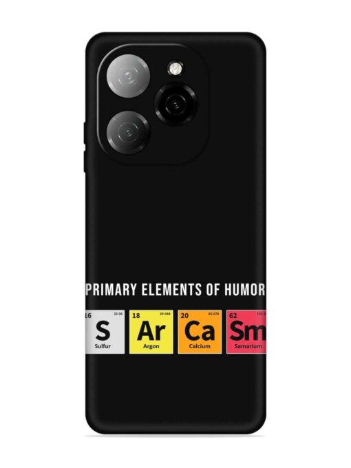 Primary Elements Humor Embossed Soft Silicone Case for Tecno Spark 20 Pro (5G) Zapvi