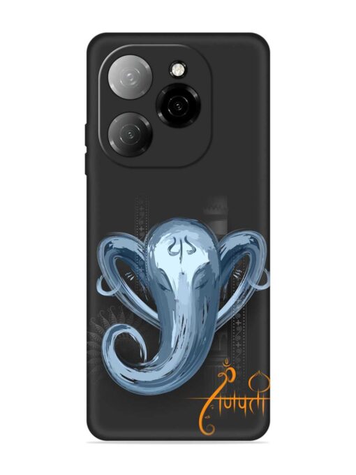 Illustration Lord Ganpati Embossed Soft Silicone Case for Tecno Spark 20 Pro (5G)